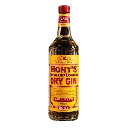 BONY'S DISTILLED LONDON DRY GIN (100 cl)